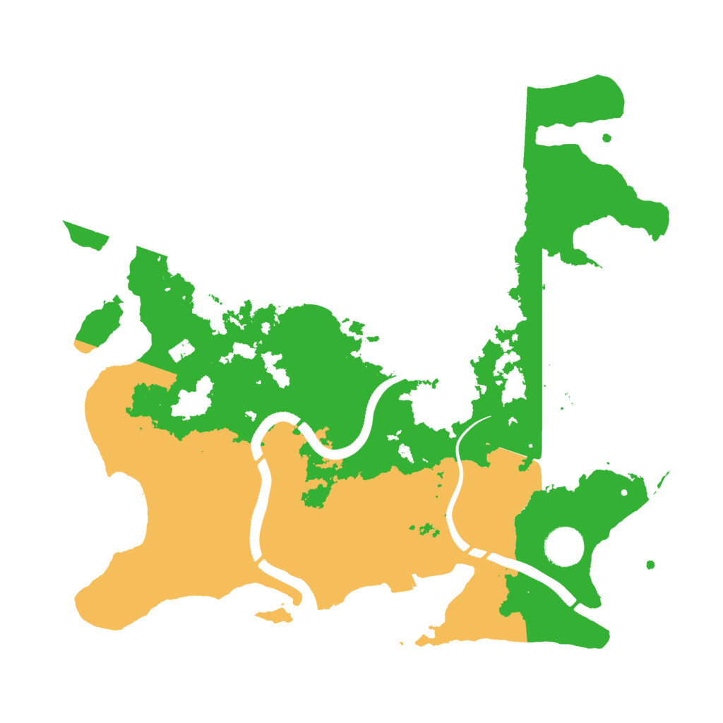 Biome Rust Map: Procedural Map, Size: 3300, Seed: 711927628
