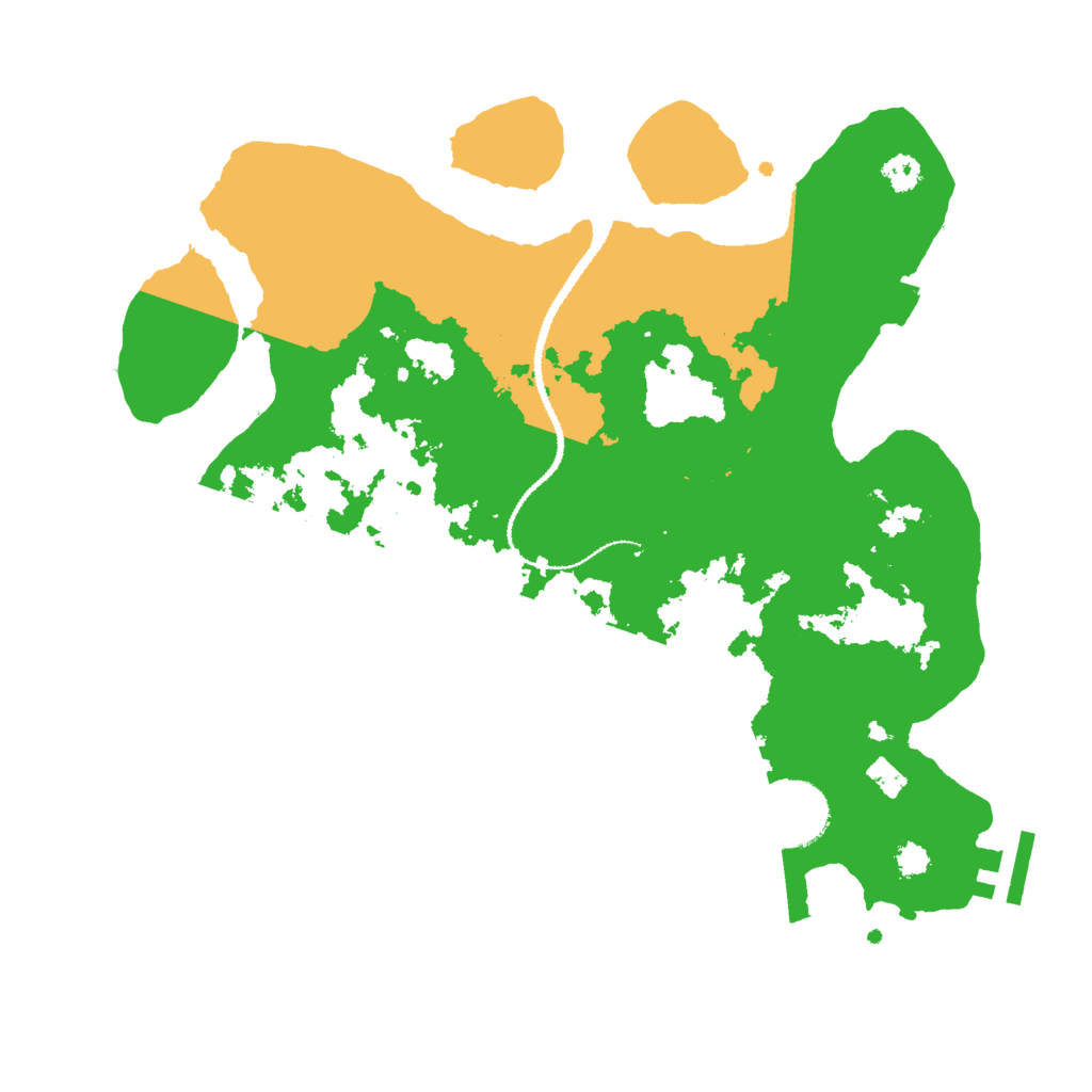 Biome Rust Map: Procedural Map, Size: 3000, Seed: 1820670782
