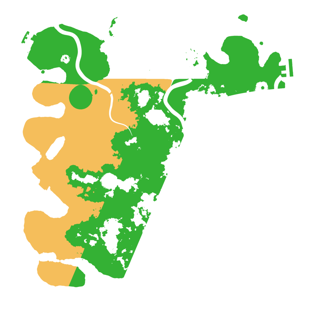 Biome Rust Map: Procedural Map, Size: 3600, Seed: 138