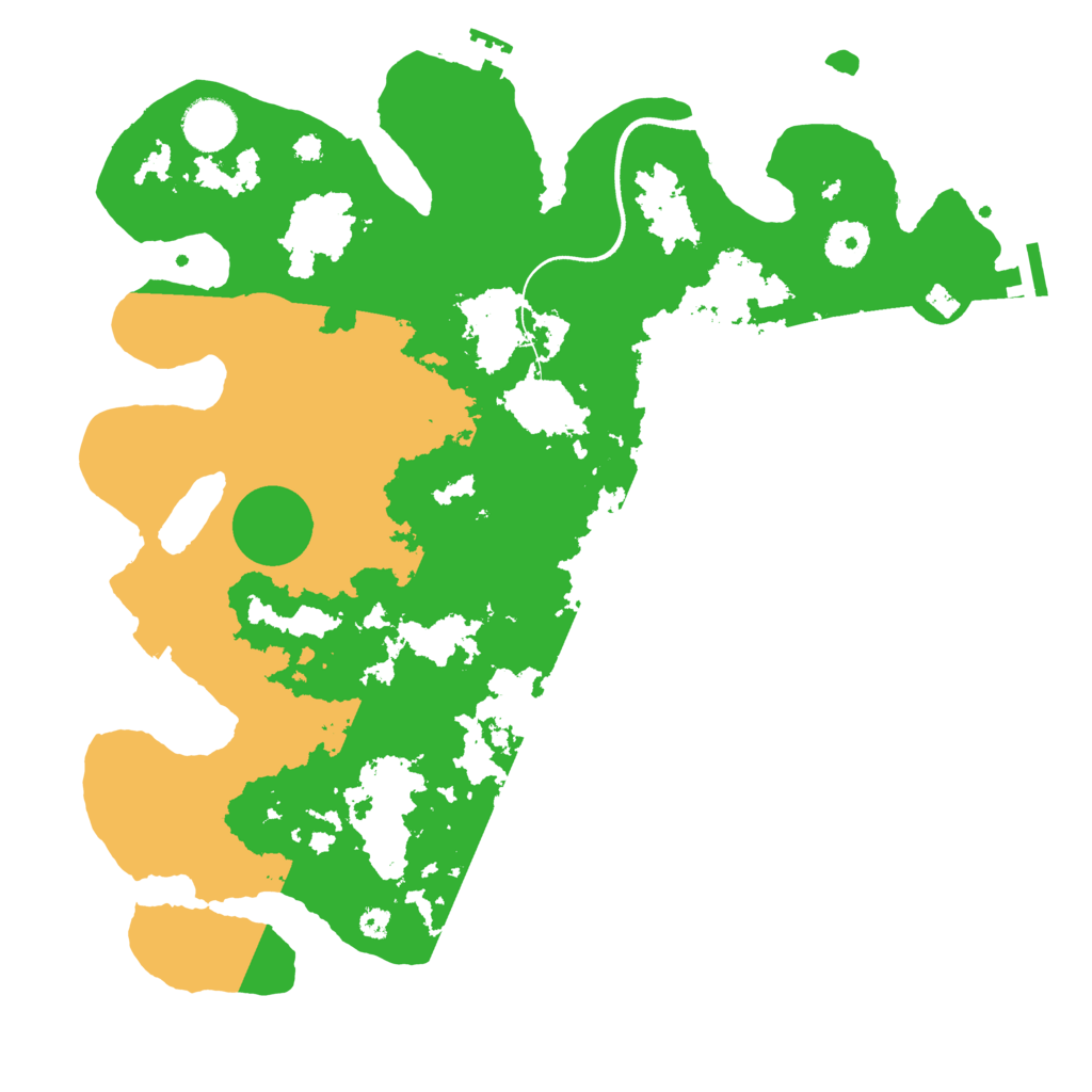 Biome Rust Map: Procedural Map, Size: 3600, Seed: 138