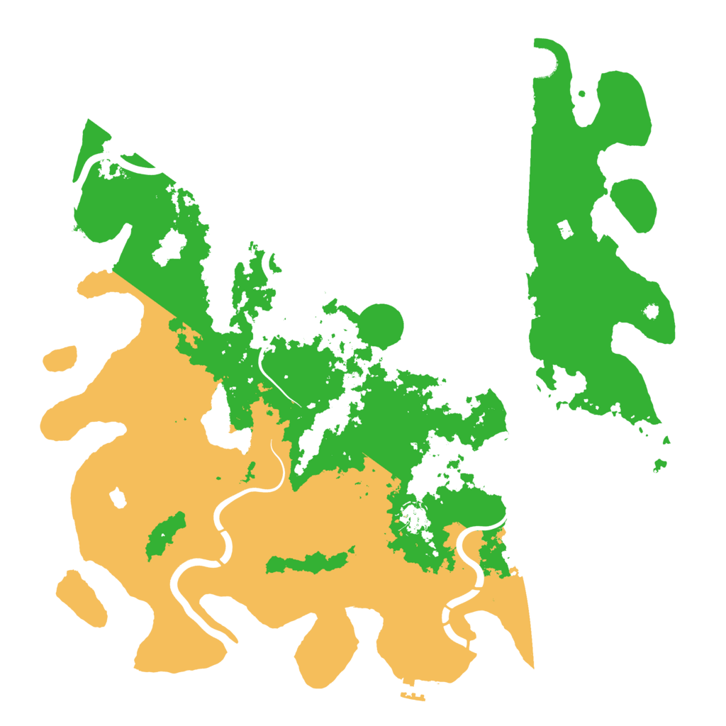 Biome Rust Map: Procedural Map, Size: 4412, Seed: 111111