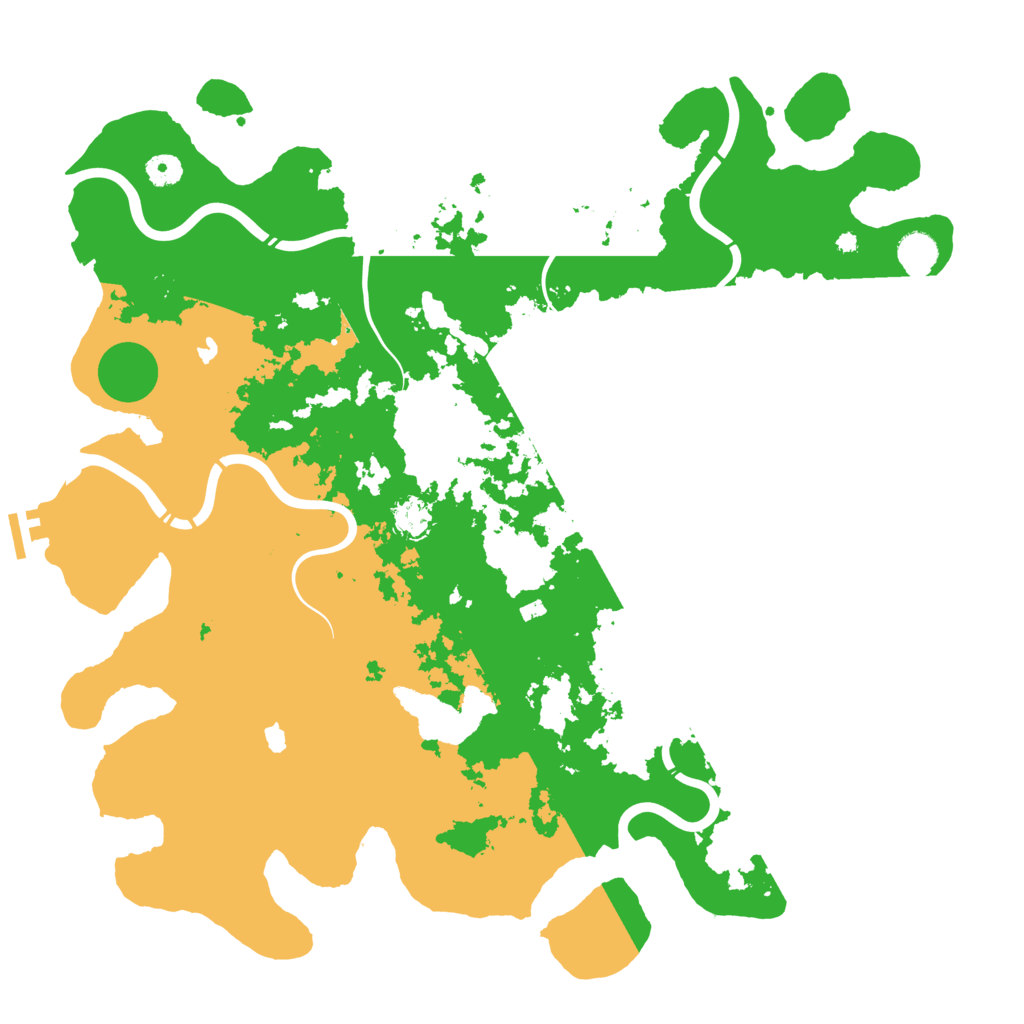 Biome Rust Map: Procedural Map, Size: 4500, Seed: 11424