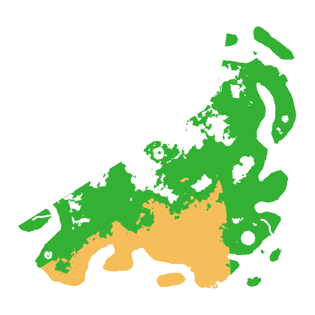 Biome Rust Map: Procedural Map, Size: 4000, Seed: 407200043