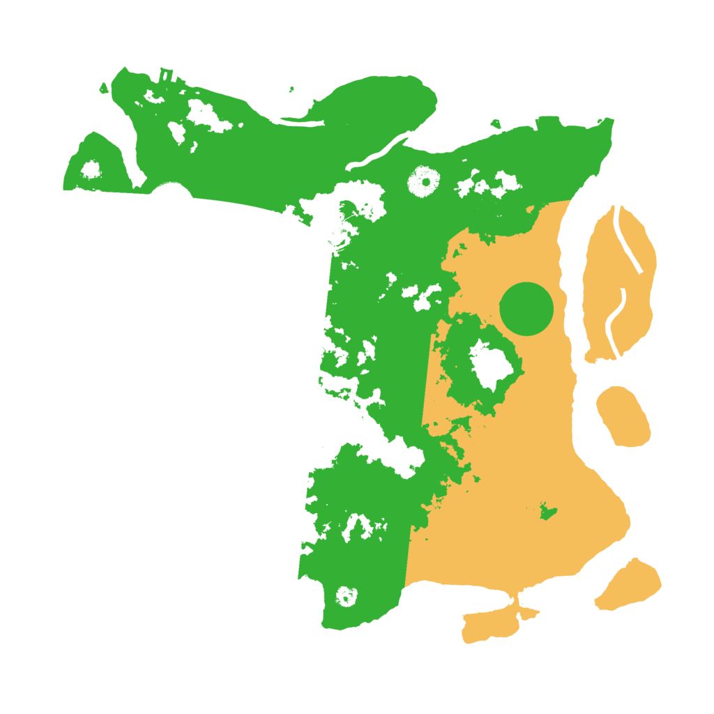 Biome Rust Map: Procedural Map, Size: 3500, Seed: 820032100