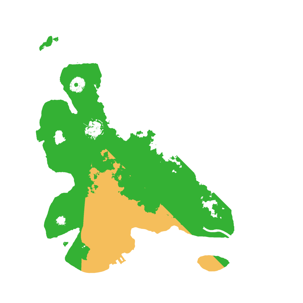 Biome Rust Map: Procedural Map, Size: 3000, Seed: 662188847