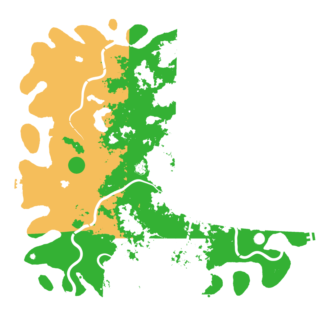 Biome Rust Map: Procedural Map, Size: 5000, Seed: 1228780371