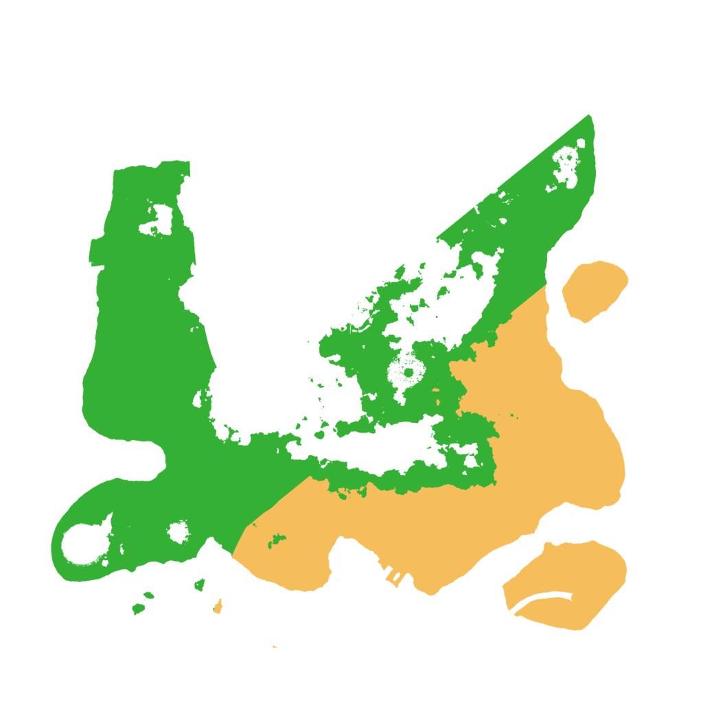 Biome Rust Map: Procedural Map, Size: 3000, Seed: 31203