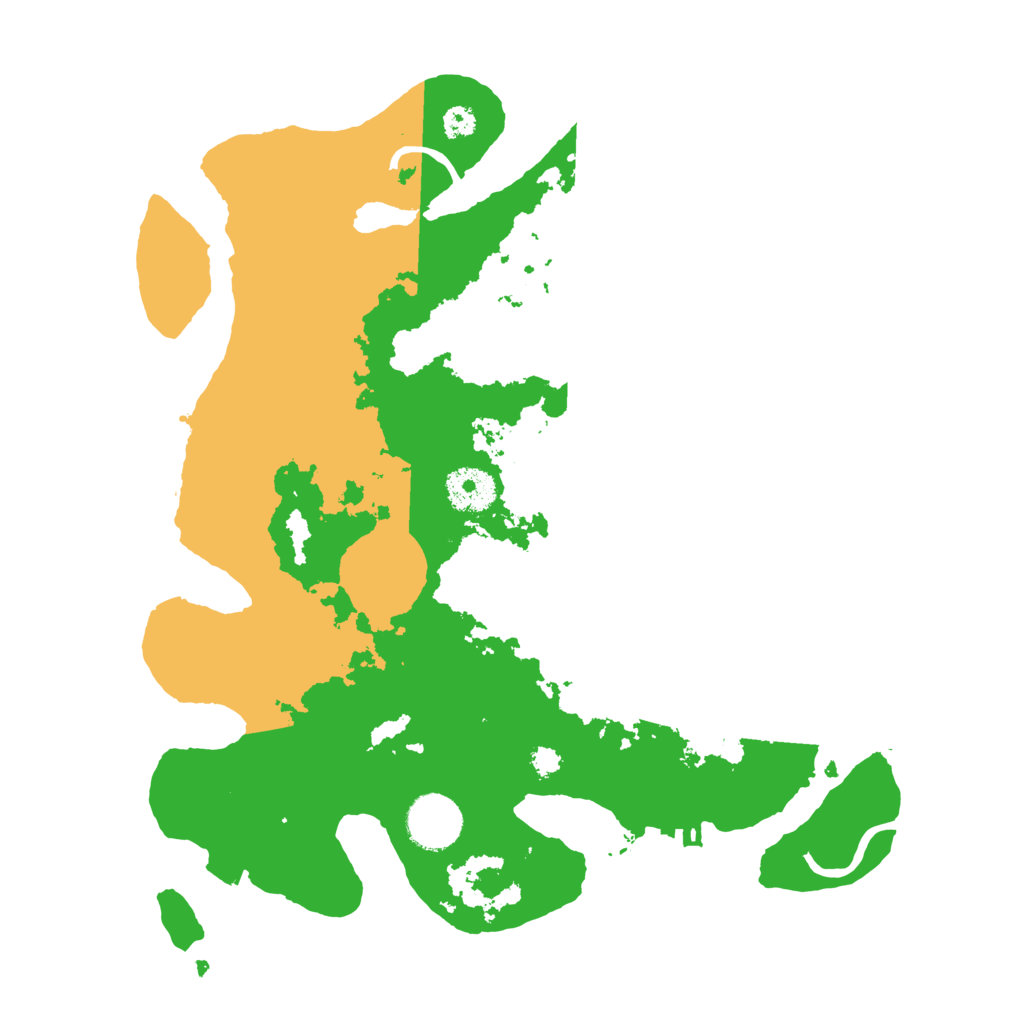 Biome Rust Map: Procedural Map, Size: 3250, Seed: 15486973