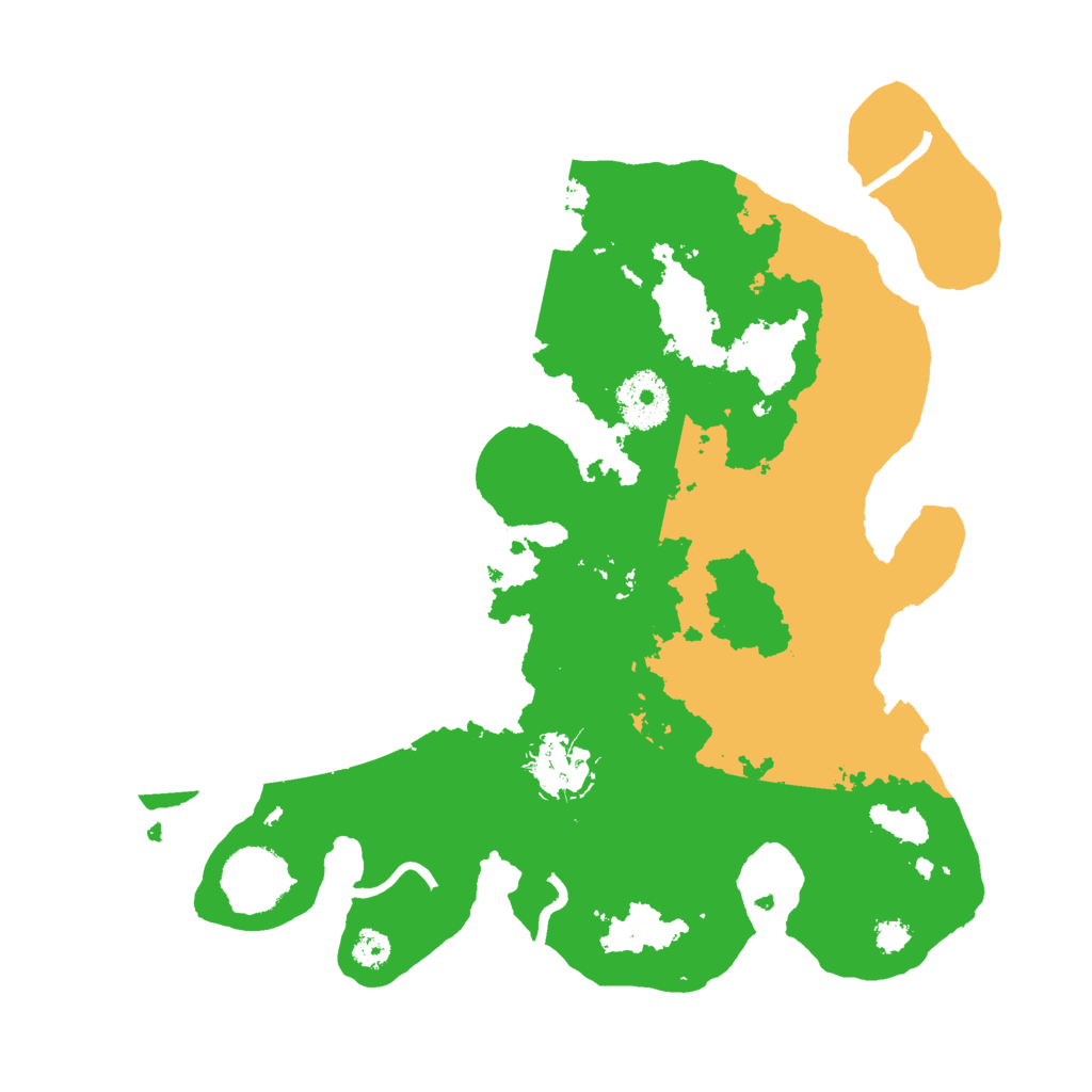 Biome Rust Map: Procedural Map, Size: 3000, Seed: 17642