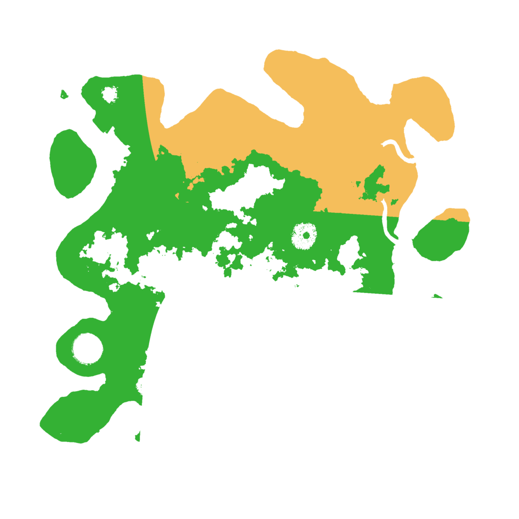 Biome Rust Map: Procedural Map, Size: 3000, Seed: 18701