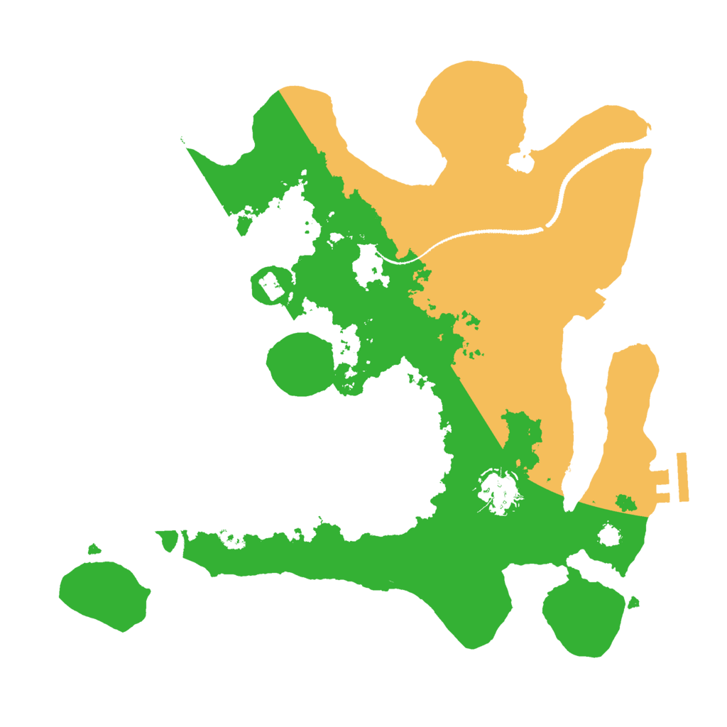 Biome Rust Map: Procedural Map, Size: 3000, Seed: 1708488753