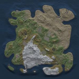 Thumbnail Rust Map: Procedural Map, Size: 4000, Seed: 1882842068, 19 Monuments