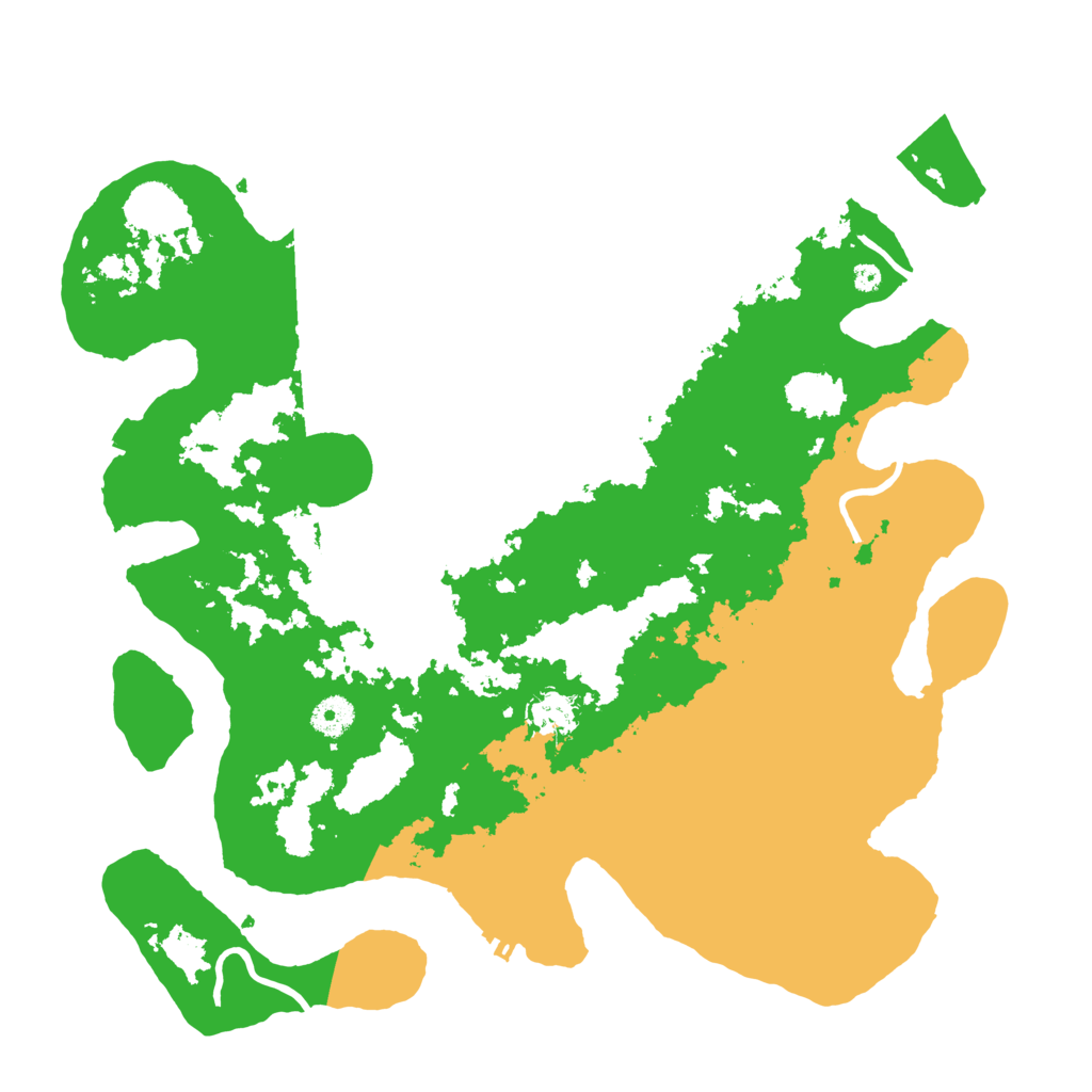 Biome Rust Map: Procedural Map, Size: 4000, Seed: 954882564