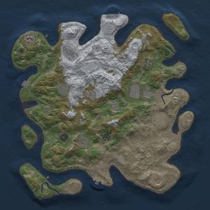 Thumbnail Rust Map: Procedural Map, Size: 4000, Seed: 954882564, 19 Monuments