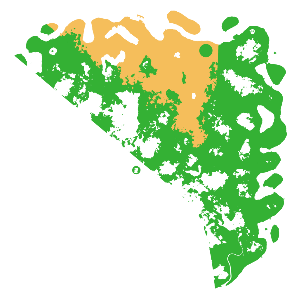 Biome Rust Map: Procedural Map, Size: 6000, Seed: 752097014