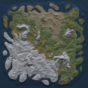 Thumbnail Rust Map: Procedural Map, Size: 6000, Seed: 752097014, 19 Monuments