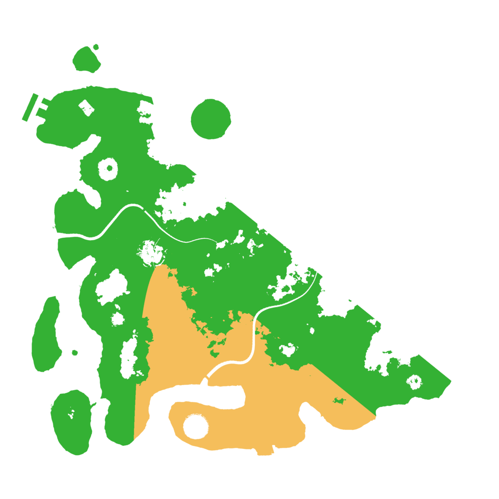 Biome Rust Map: Procedural Map, Size: 3500, Seed: 266109281