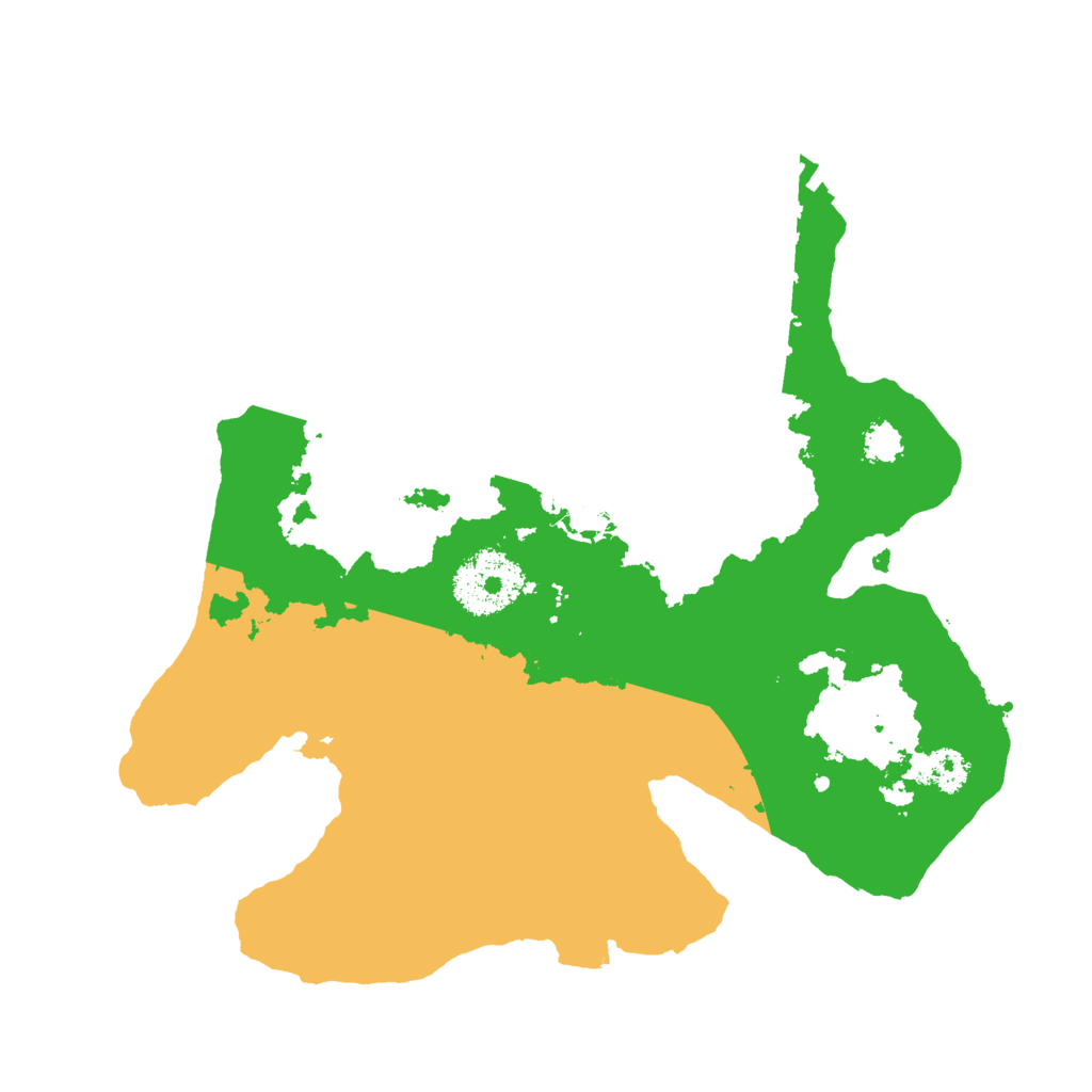 Biome Rust Map: Procedural Map, Size: 2500, Seed: 49098622