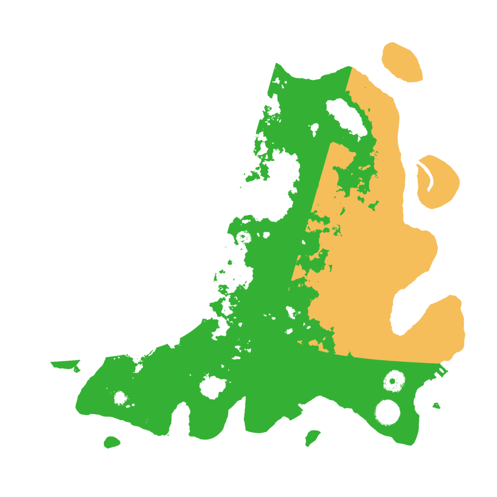 Biome Rust Map: Procedural Map, Size: 3500, Seed: 1623819532