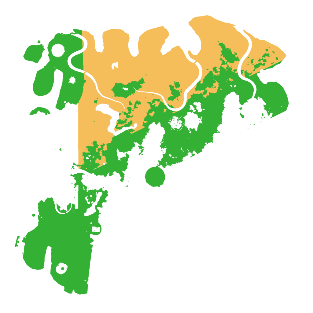 Biome Rust Map: Procedural Map, Size: 4200, Seed: 148866229