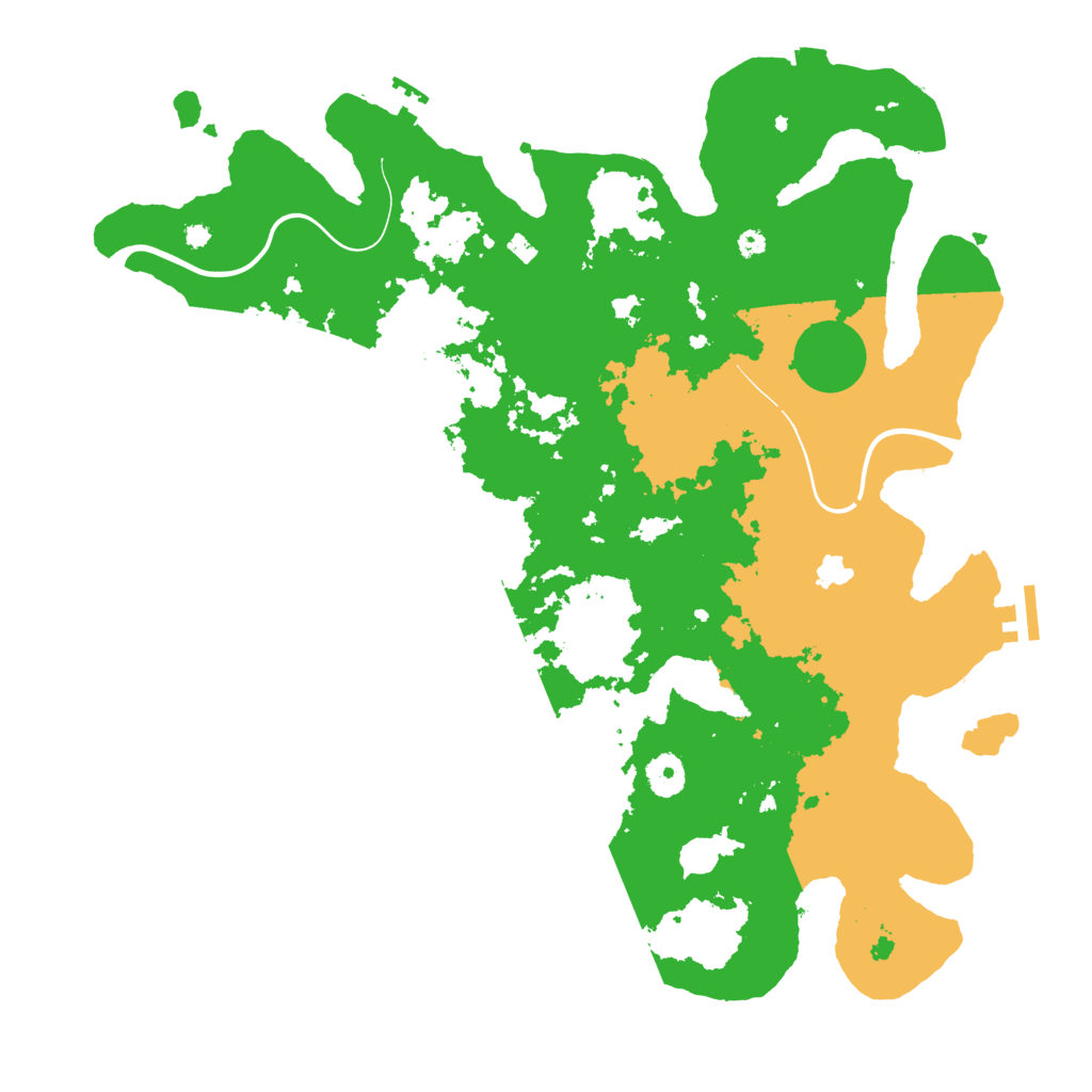 Biome Rust Map: Procedural Map, Size: 4000, Seed: 45308016