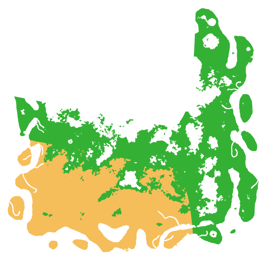 Biome Rust Map: Procedural Map, Size: 6000, Seed: 161221031