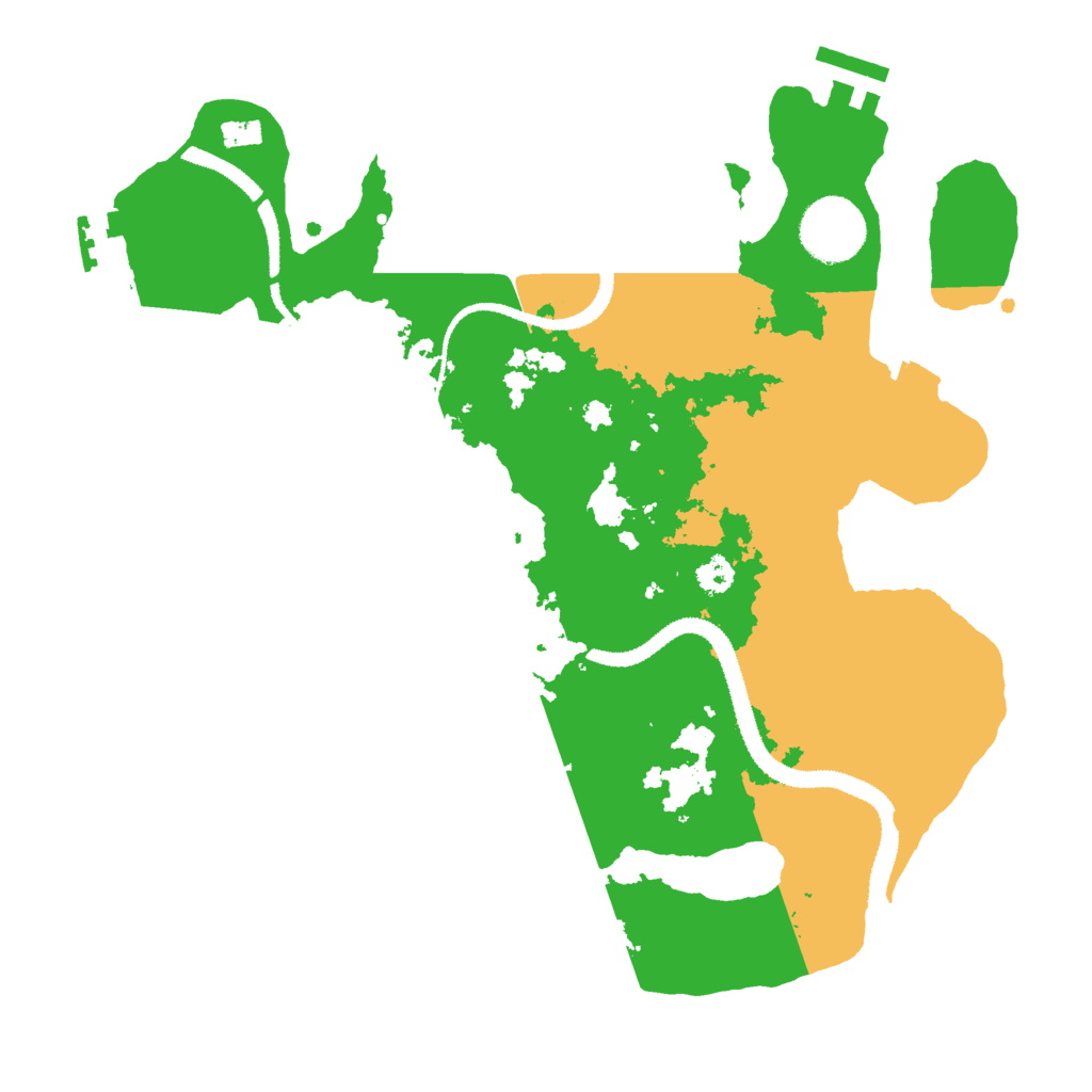 Biome Rust Map: Procedural Map, Size: 3000, Seed: 19748