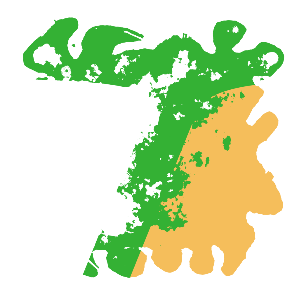 Biome Rust Map: Procedural Map, Size: 4250, Seed: 545727794