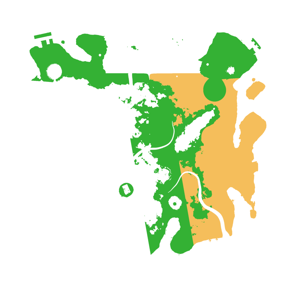 Biome Rust Map: Procedural Map, Size: 3400, Seed: 6794678