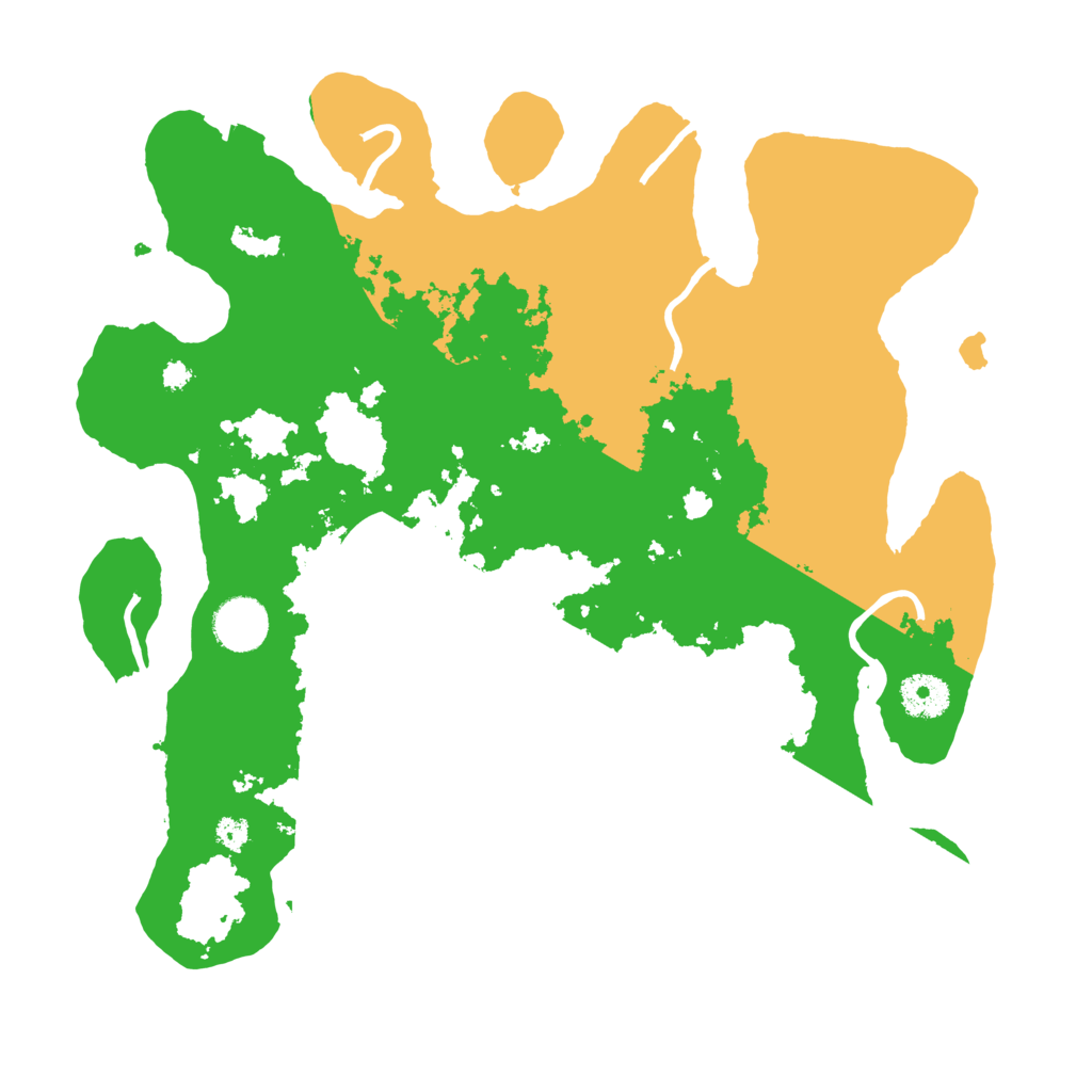 Biome Rust Map: Procedural Map, Size: 3500, Seed: 2100702436