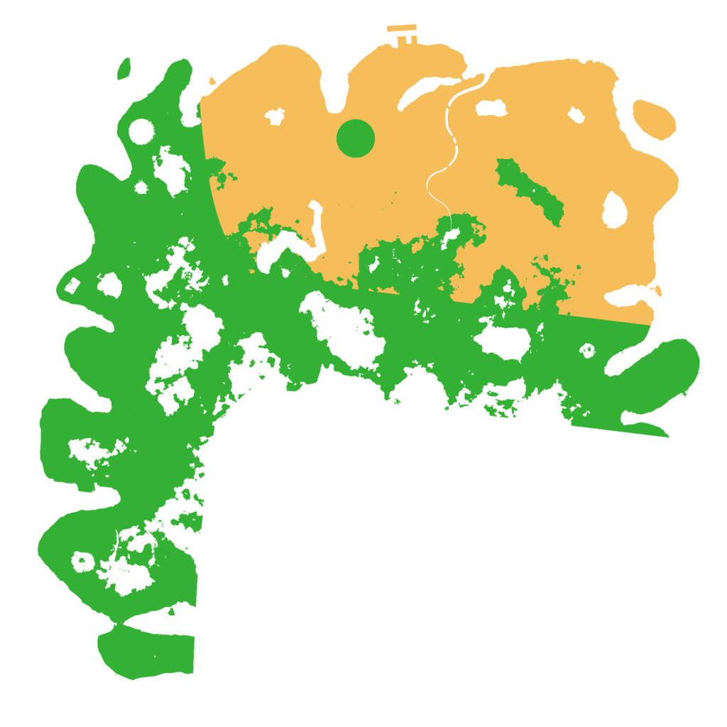 Biome Rust Map: Procedural Map, Size: 5000, Seed: 22993388