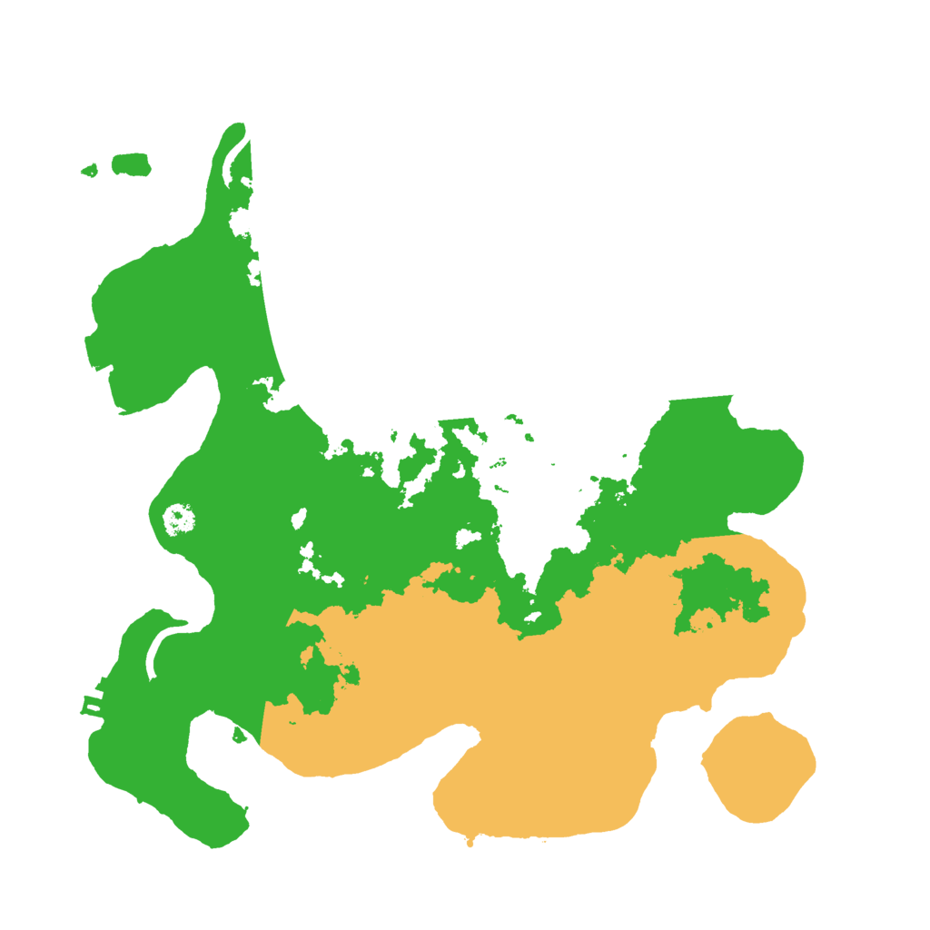 Biome Rust Map: Procedural Map, Size: 3000, Seed: 22669