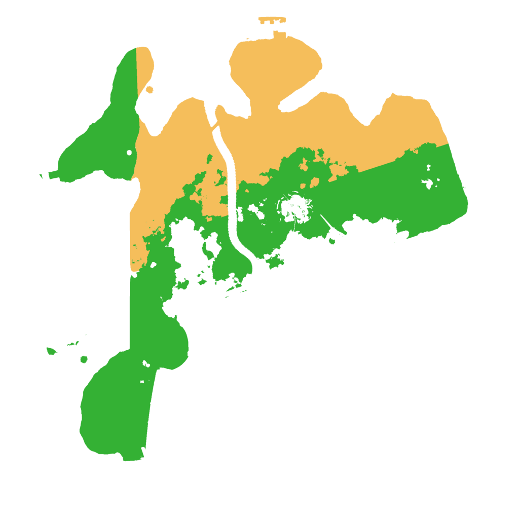 Biome Rust Map: Procedural Map, Size: 2900, Seed: 310432758