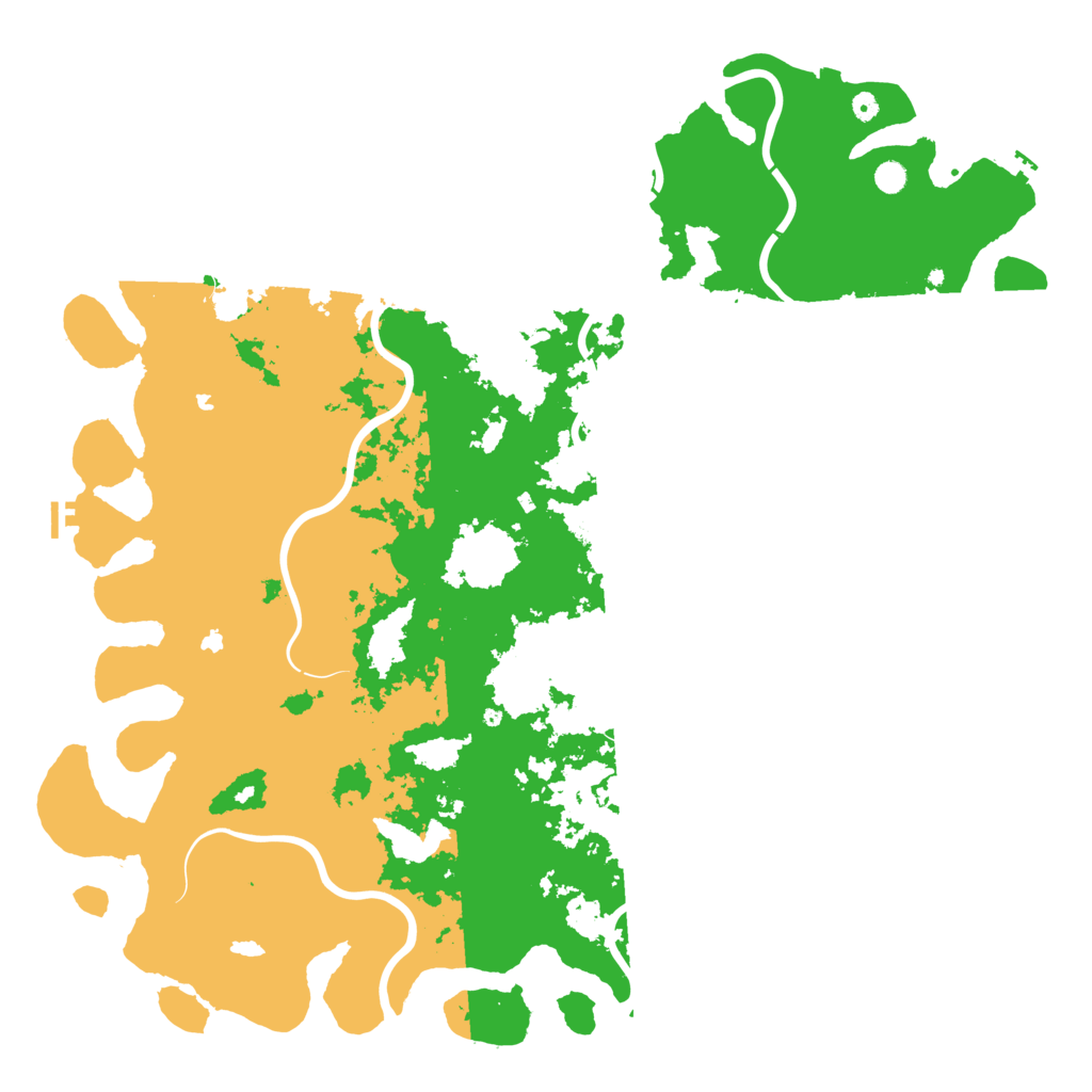 Biome Rust Map: Procedural Map, Size: 6000, Seed: 1240017329