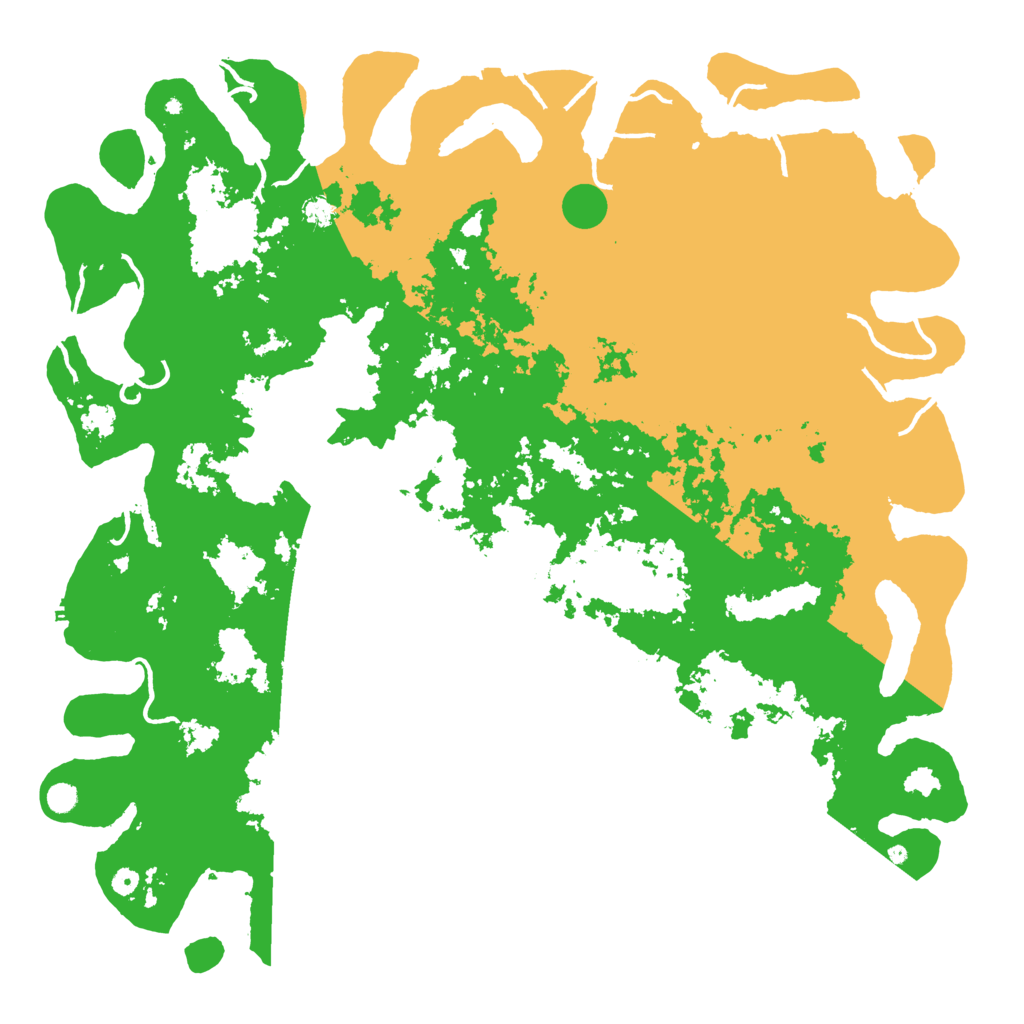Biome Rust Map: Procedural Map, Size: 6000, Seed: 1223231