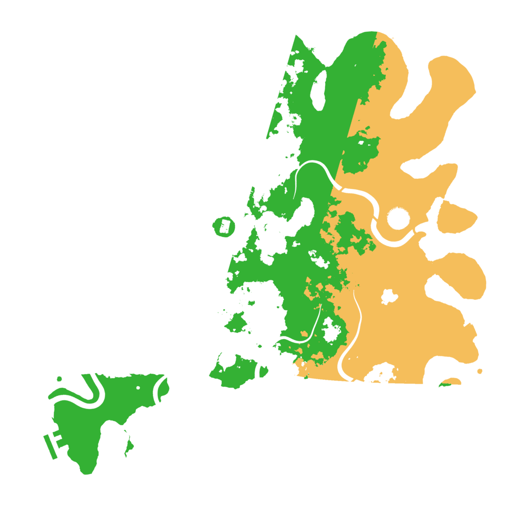 Biome Rust Map: Procedural Map, Size: 4096, Seed: 952085108