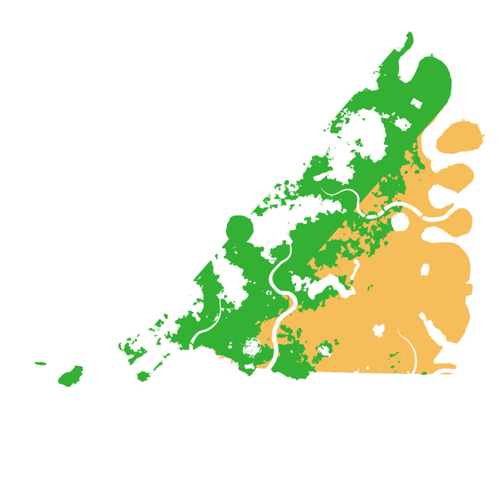 Biome Rust Map: Procedural Map, Size: 5000, Seed: 775288821