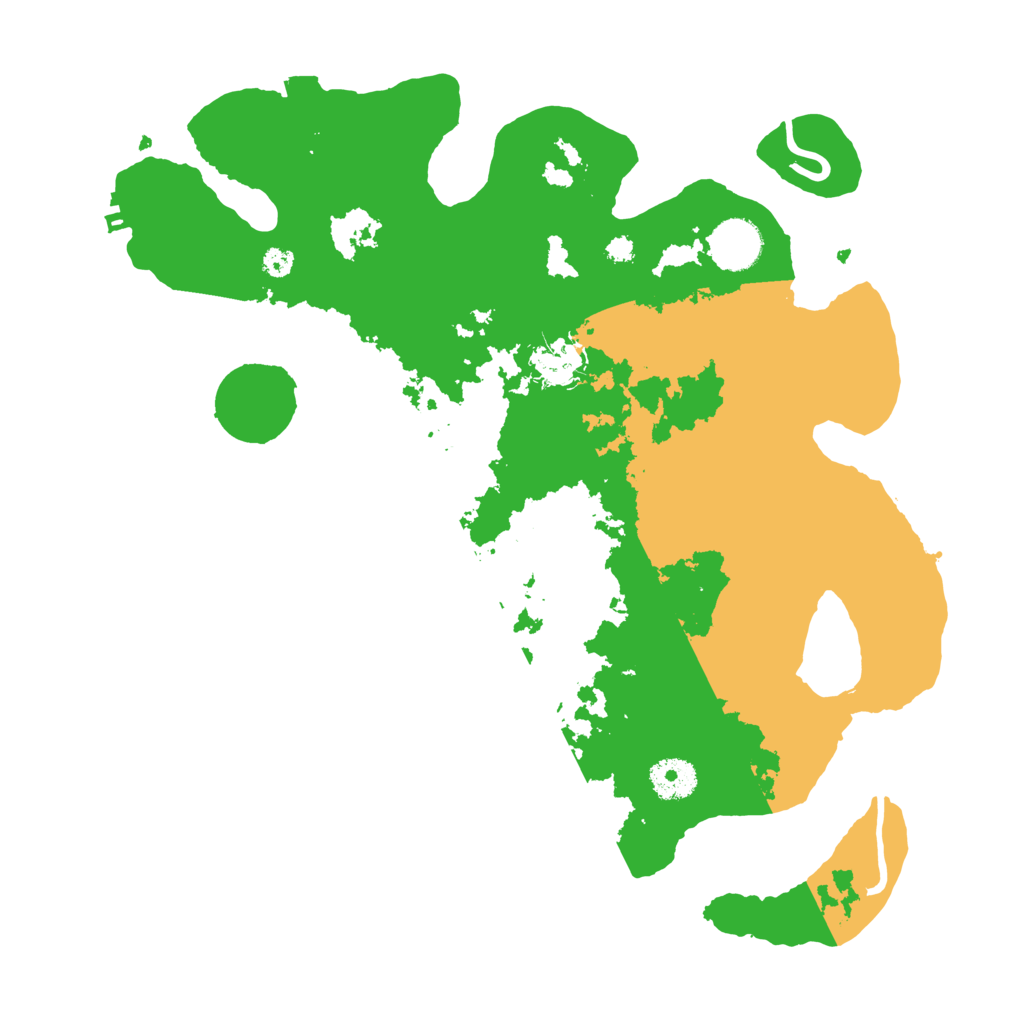 Biome Rust Map: Procedural Map, Size: 3500, Seed: 946677734