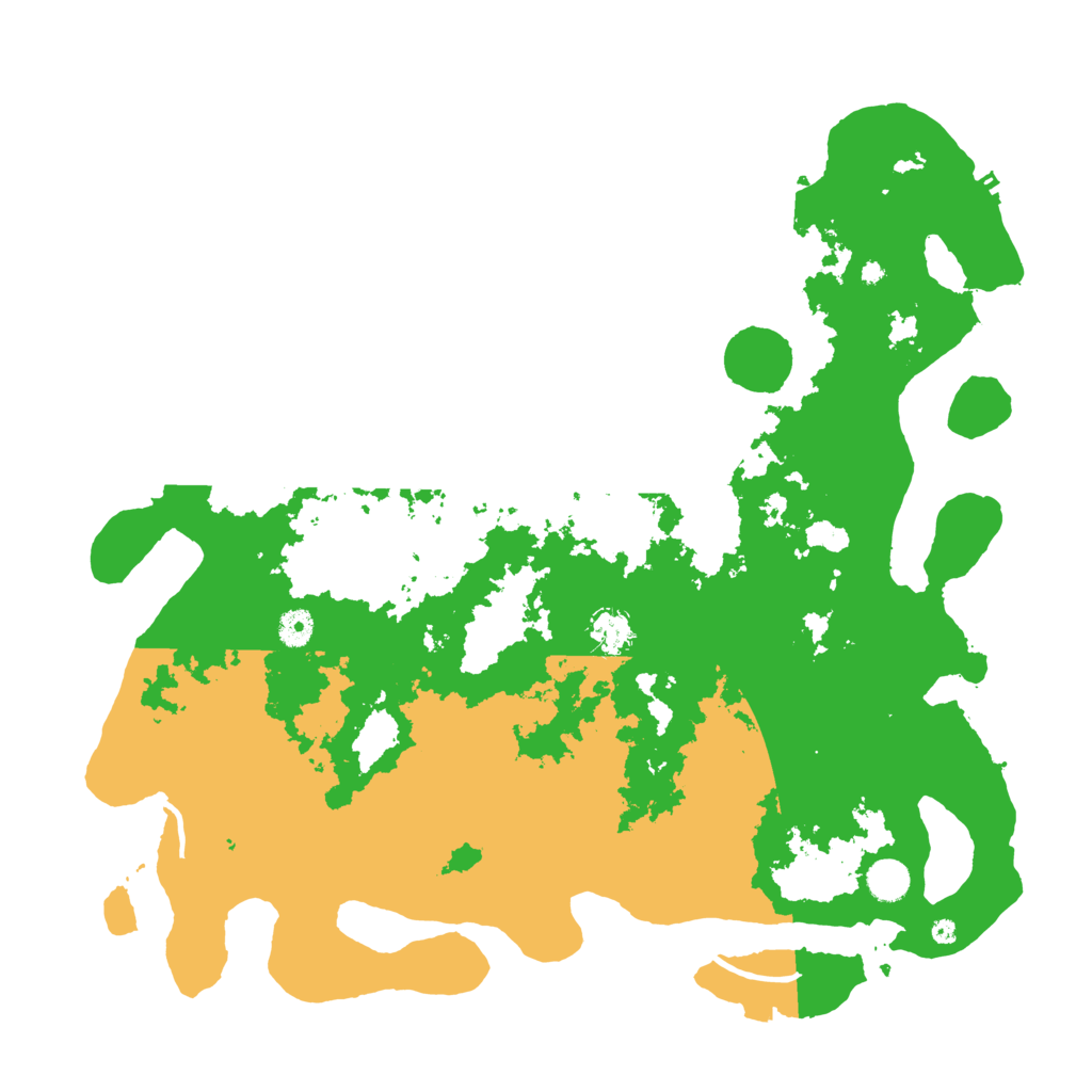 Biome Rust Map: Procedural Map, Size: 4500, Seed: 1516104175