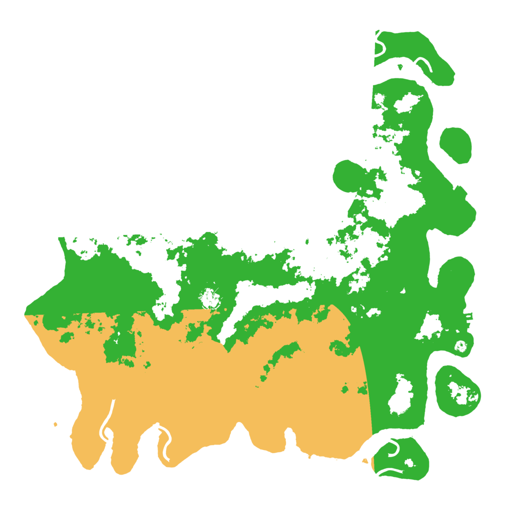Biome Rust Map: Procedural Map, Size: 4500, Seed: 704099686