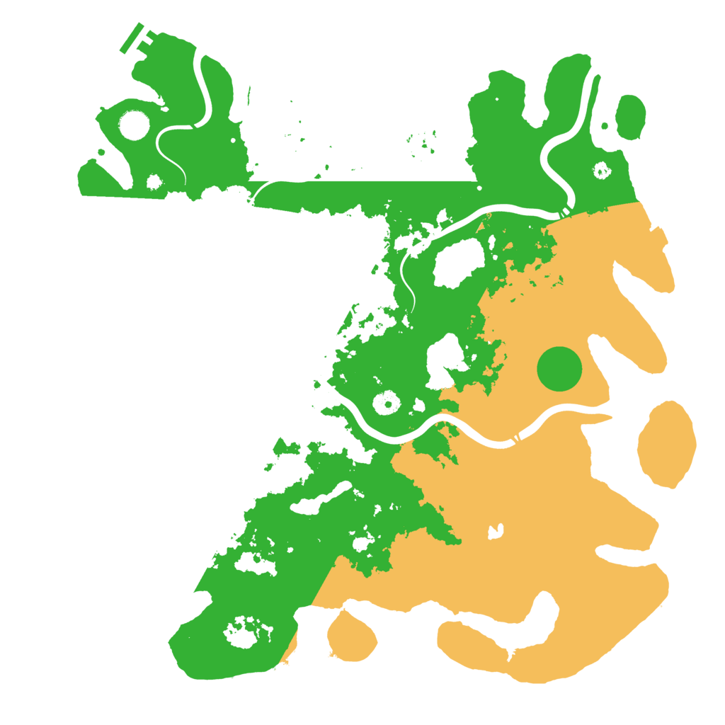 Biome Rust Map: Procedural Map, Size: 4250, Seed: 40424