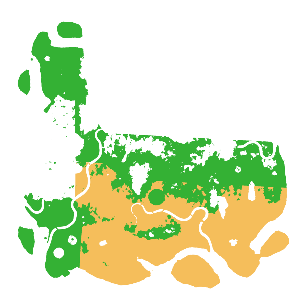 Biome Rust Map: Procedural Map, Size: 5000, Seed: 5968