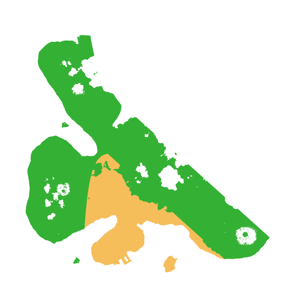 Biome Rust Map: Procedural Map, Size: 2400, Seed: 1321099428