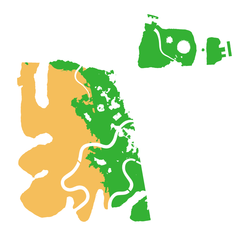 Biome Rust Map: Procedural Map, Size: 3250, Seed: 5032921
