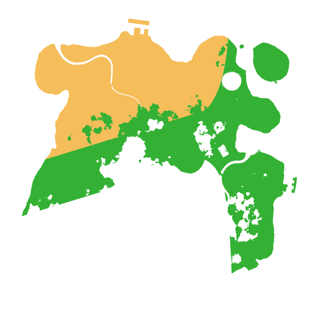 Biome Rust Map: Procedural Map, Size: 3000, Seed: 589093498