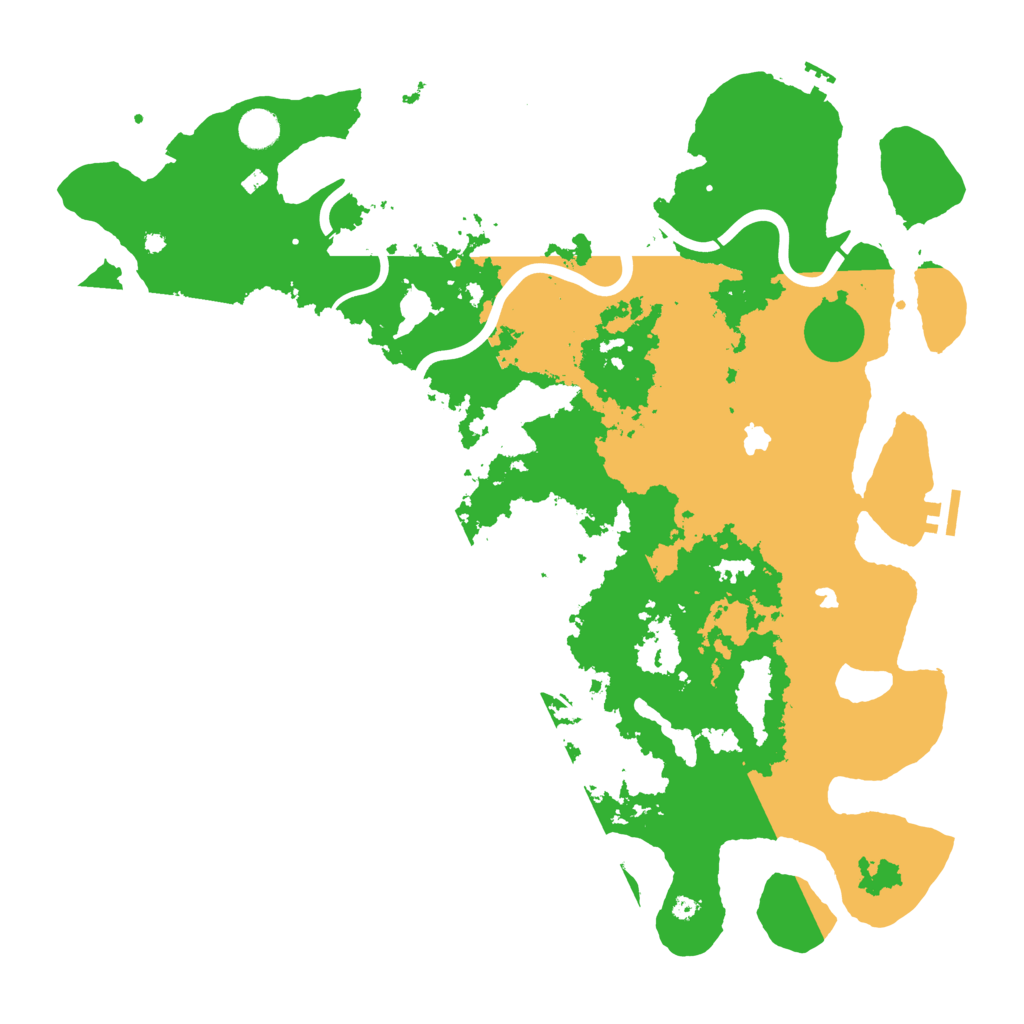 Biome Rust Map: Procedural Map, Size: 4500, Seed: 35293409
