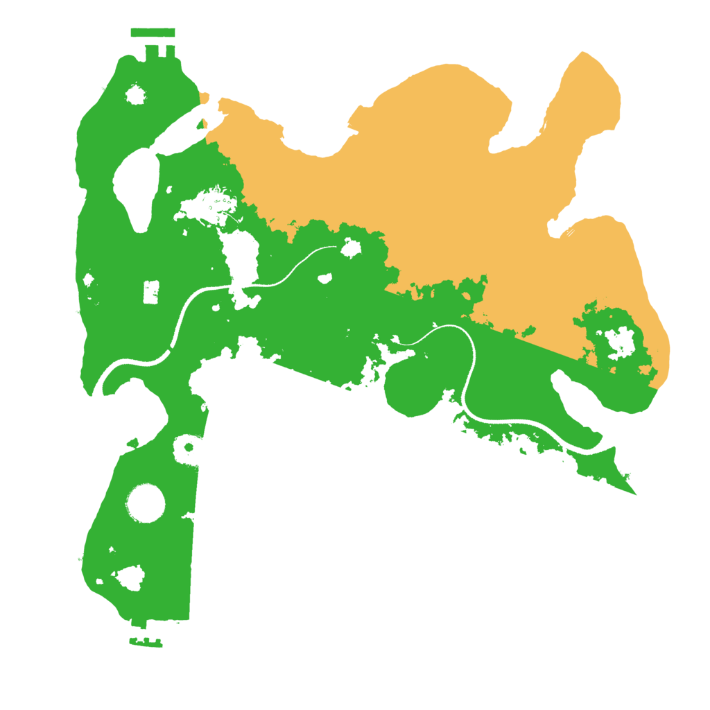 Biome Rust Map: Procedural Map, Size: 3250, Seed: 325689741