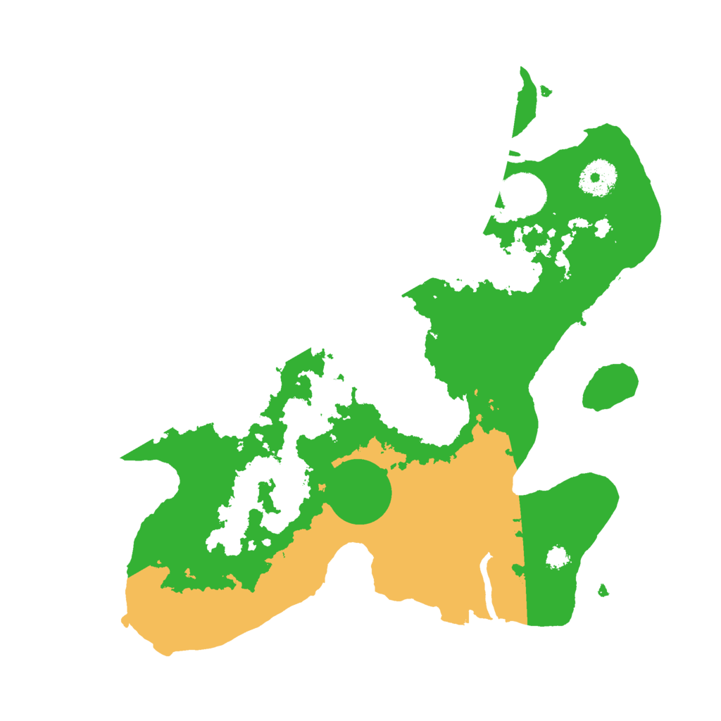 Biome Rust Map: Procedural Map, Size: 3000, Seed: 25615