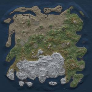 Thumbnail Rust Map: Procedural Map, Size: 4750, Seed: 630939095, 19 Monuments