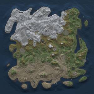 Thumbnail Rust Map: Procedural Map, Size: 4250, Seed: 808775930, 19 Monuments